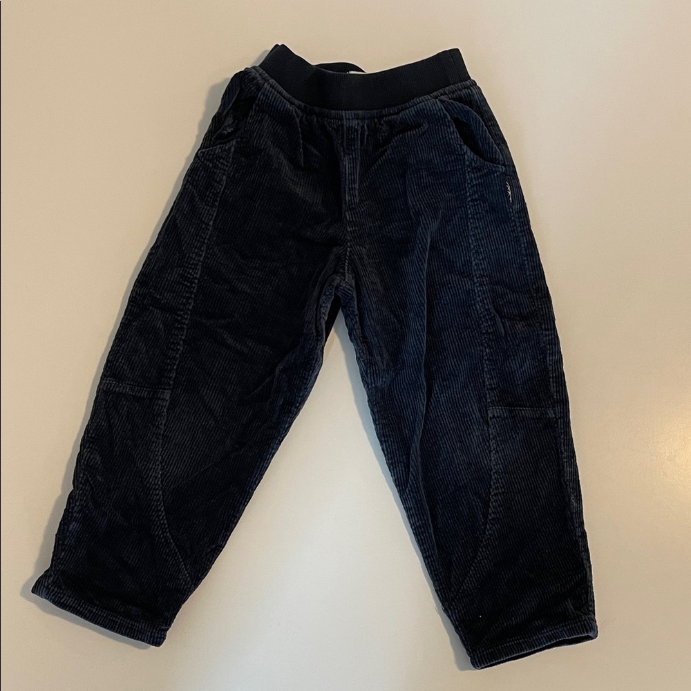 Zara Kids Dark Blue Corduroy Pants - Size 5T
